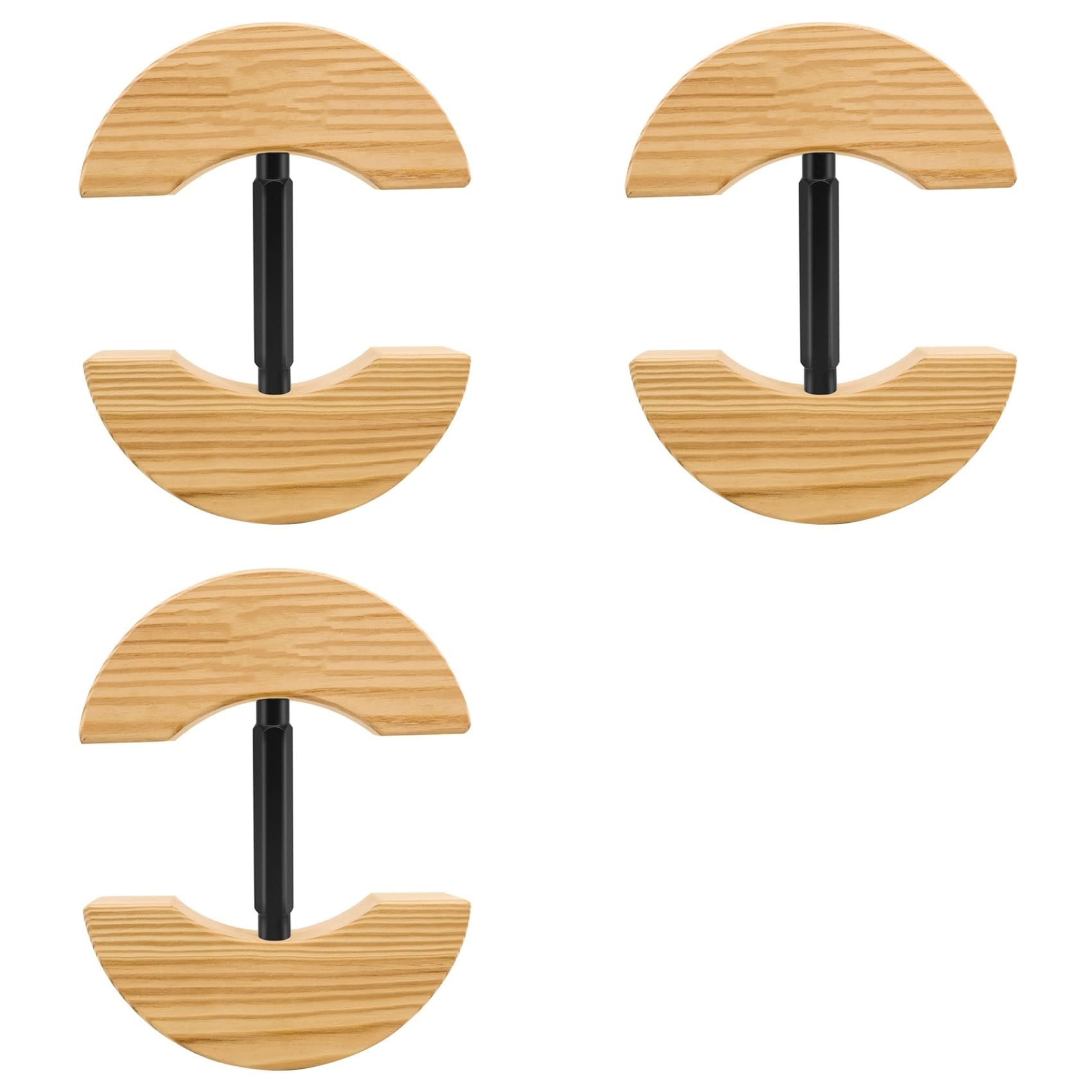 Hndhbfgrt 3X Hat Stretcher for Fitted Hats Adjustable to All Hats Cowboy Hat Stretcher for Felt Hats Baseball Caps
