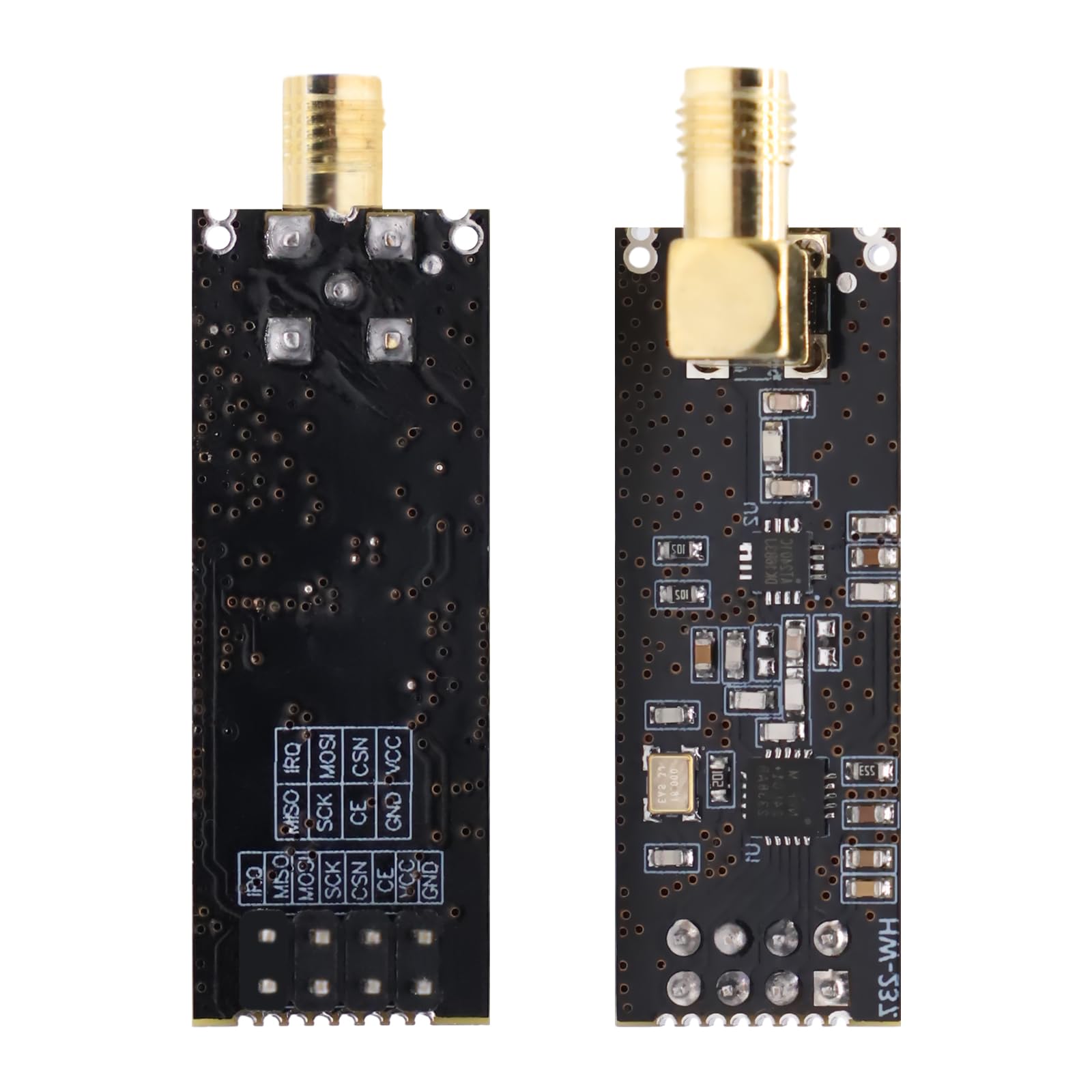 NRF24L01+PA+LNA Module RF avec antenne SMA, émetteur-récepteur sans Fil 2,4 GHz, Compatible avec Arduino et Raspberry Pi, portée Jusqu’à 1100 m(3PCS)