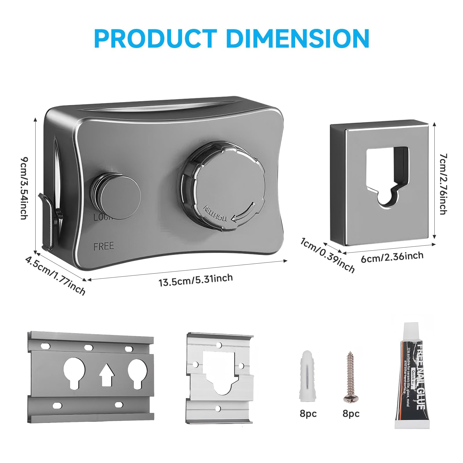 Domigard Stendibiancheria Retrattile, 5,1m Filo Stendibiancheria da Parete Salvaspazio In Acciaio Inossidabile, per Interni Ed Esterni, Corda da Biancheria Regolabile Invisibile(Grigio)