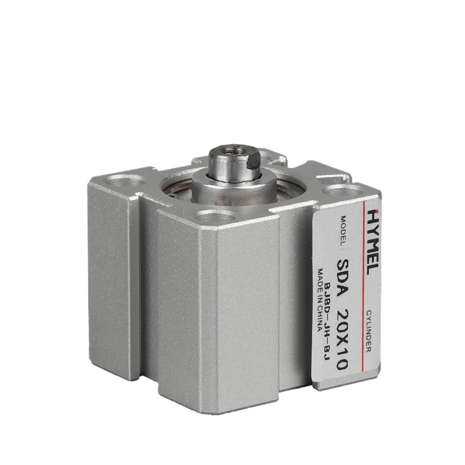 Jwseo Stroke 5Mm Pneumatic Cylinder 12/16/20/25/32 Bore Series Double Acting 5-100Mm Stroke Compact Thin Air Cylinders(,Bore 63Mm)