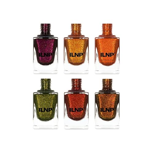 ILNP Harvest Collection - Colección de esmaltes de uñas de otoño ricos y cálidos