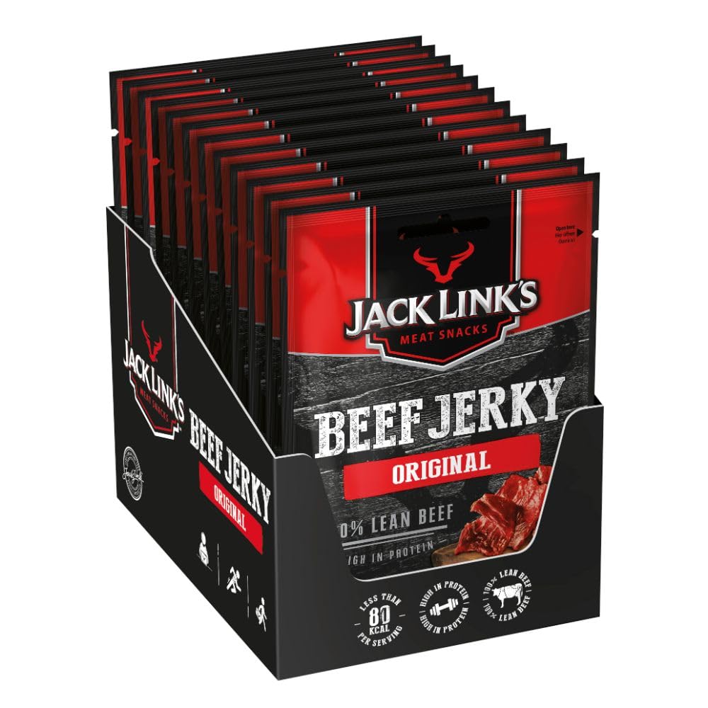 Jack Links Beef Jerky Clipstrips (12X25G) 12 Unidades 300 g