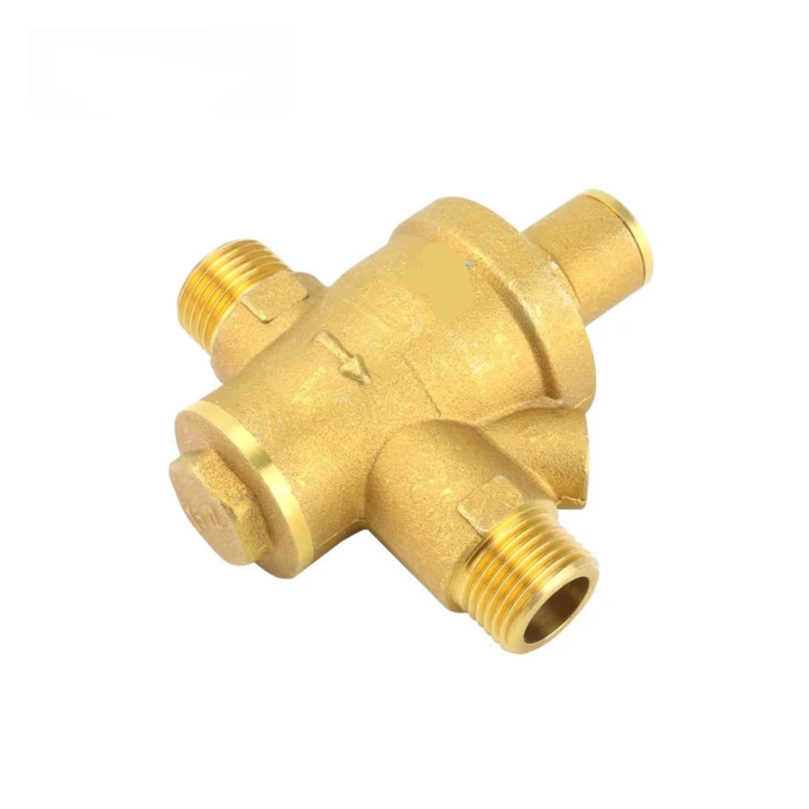 regulador de presion agua Válvulas reguladoras de presión de agua de latón, sin manómetro, válvula de mantenimiento de presión, válvula reductora de presión de agua, DN15-DN40 (Size : DN40)