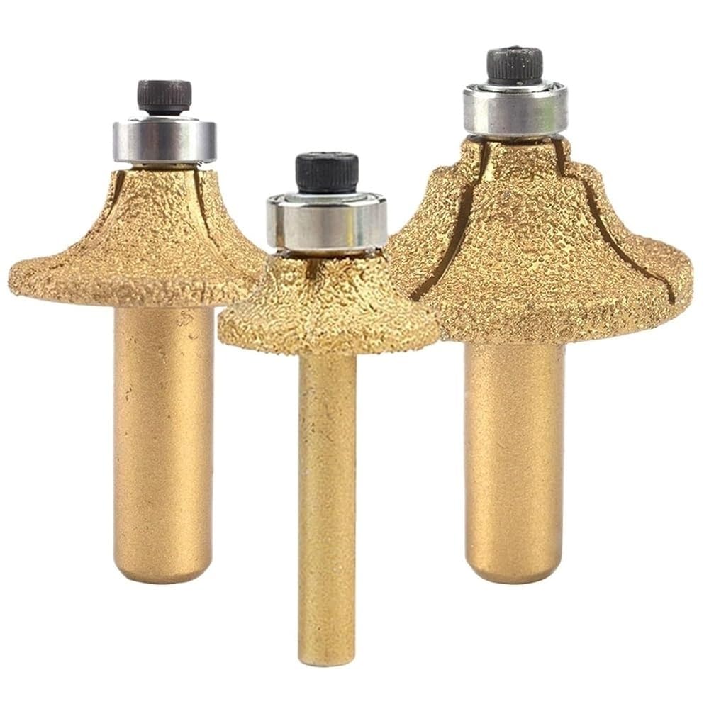 Fresa brasata sottovuoto per | Fresa brasata sotto vuoto for profilare, tagliare e incidere bordi(18mm)