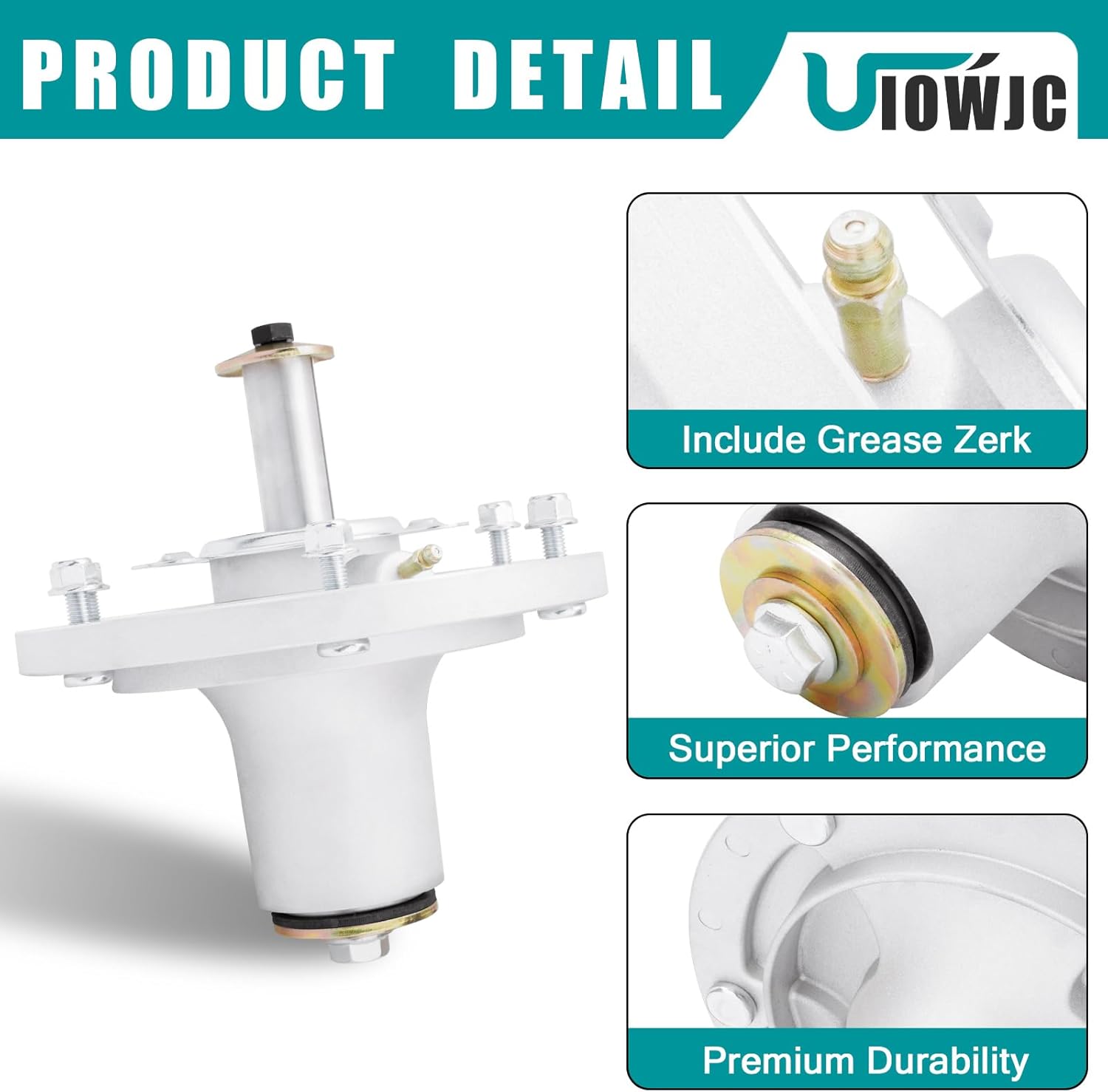 623780 Mower Spindle Assembly Fit for 52" 61" Deck Grasshopper 225 220 223 227 428D M1-52 MA61 Mid Mount Zero Turn Mower