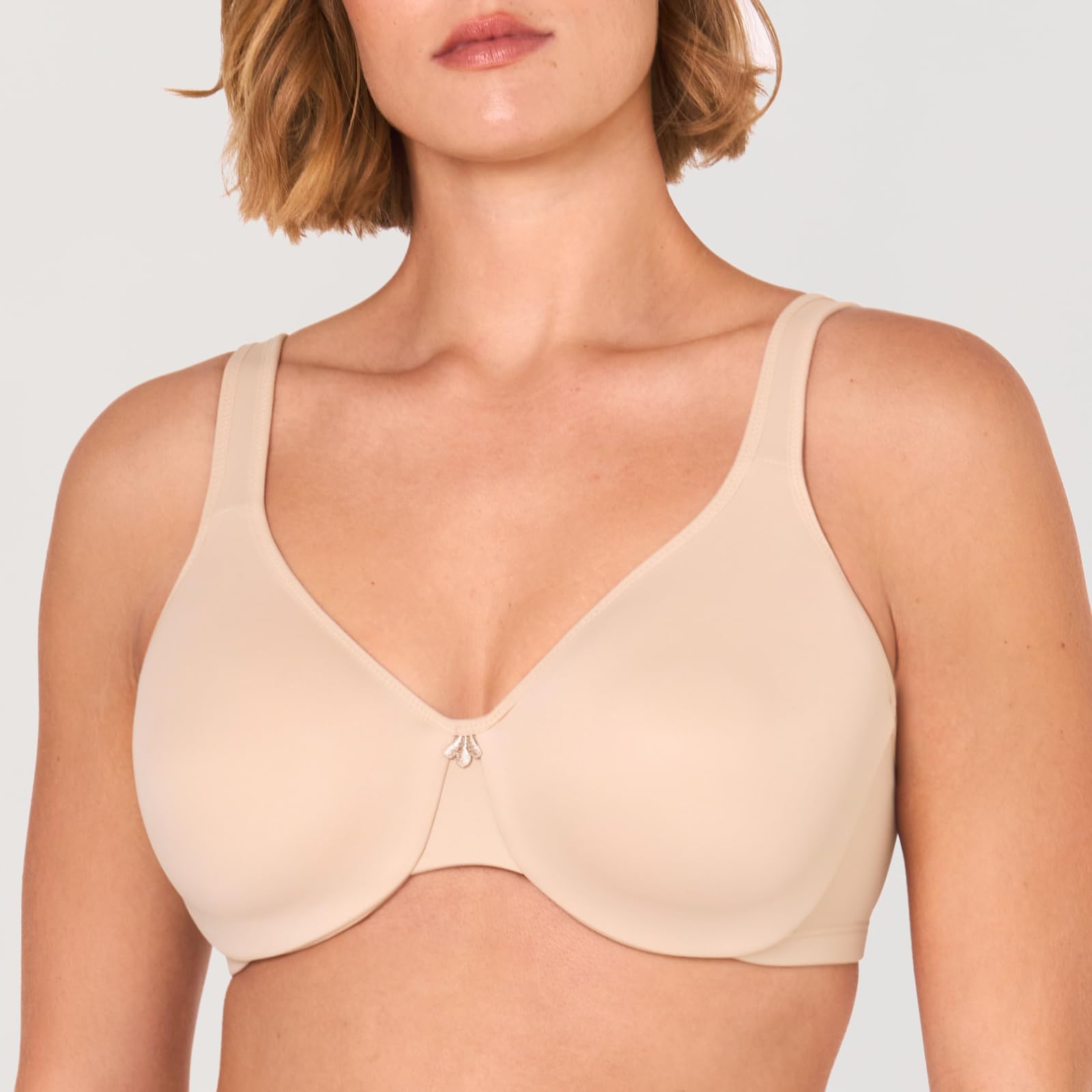 DELIMIRA Sujetador Reductor con Aros Talla Grande Copa Completa para Mujer