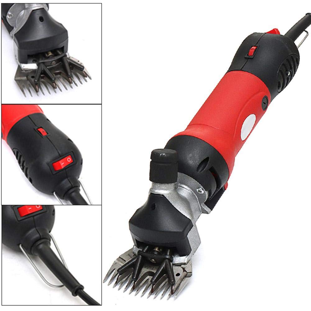 Cisailles à Moutons, 690W 2400r / Min 6 Vitesses Tondeuse à Moutons électrique Professionnelle Tondeuses de Toilettage pour Animaux de Ferme Ferme de Coupe de Bétail pour Chèvres, Bovins(UE)