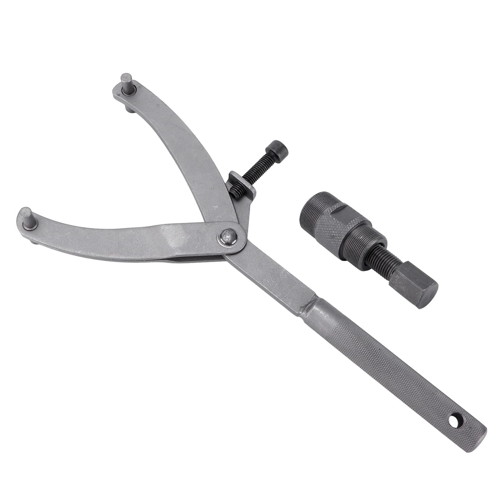 CHICIRIS Klucz do koła zamachowego sprzęgła motocyklowego, regulowany, 24 mm, 27 mm, magnetyczny ściągacz do koła zamachowego do ATV Scooter Dirt Bike Go Kart
