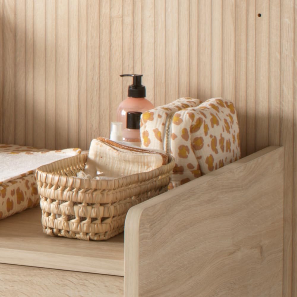 Trousse de Toilette en Gaze de Coton imprimé léopard