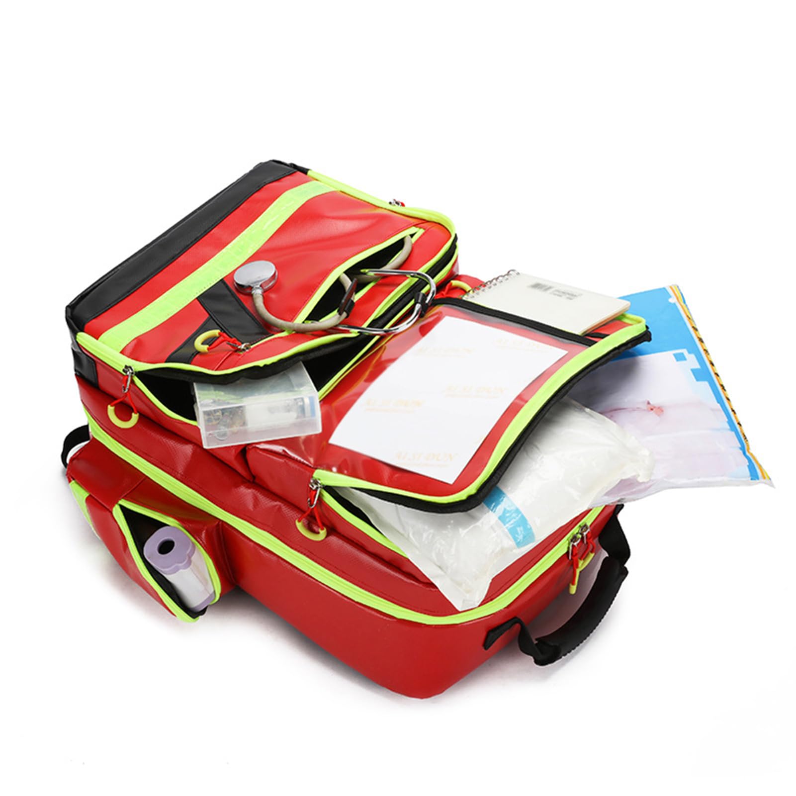 Bolsa de Primeros Auxilios para emergencias EMS, Mochila de Primeros Auxilios, Compartimentos múltiples, Mochila de Emergencia vacía para EMS, Camping, Senderismo, hogar, excursiones