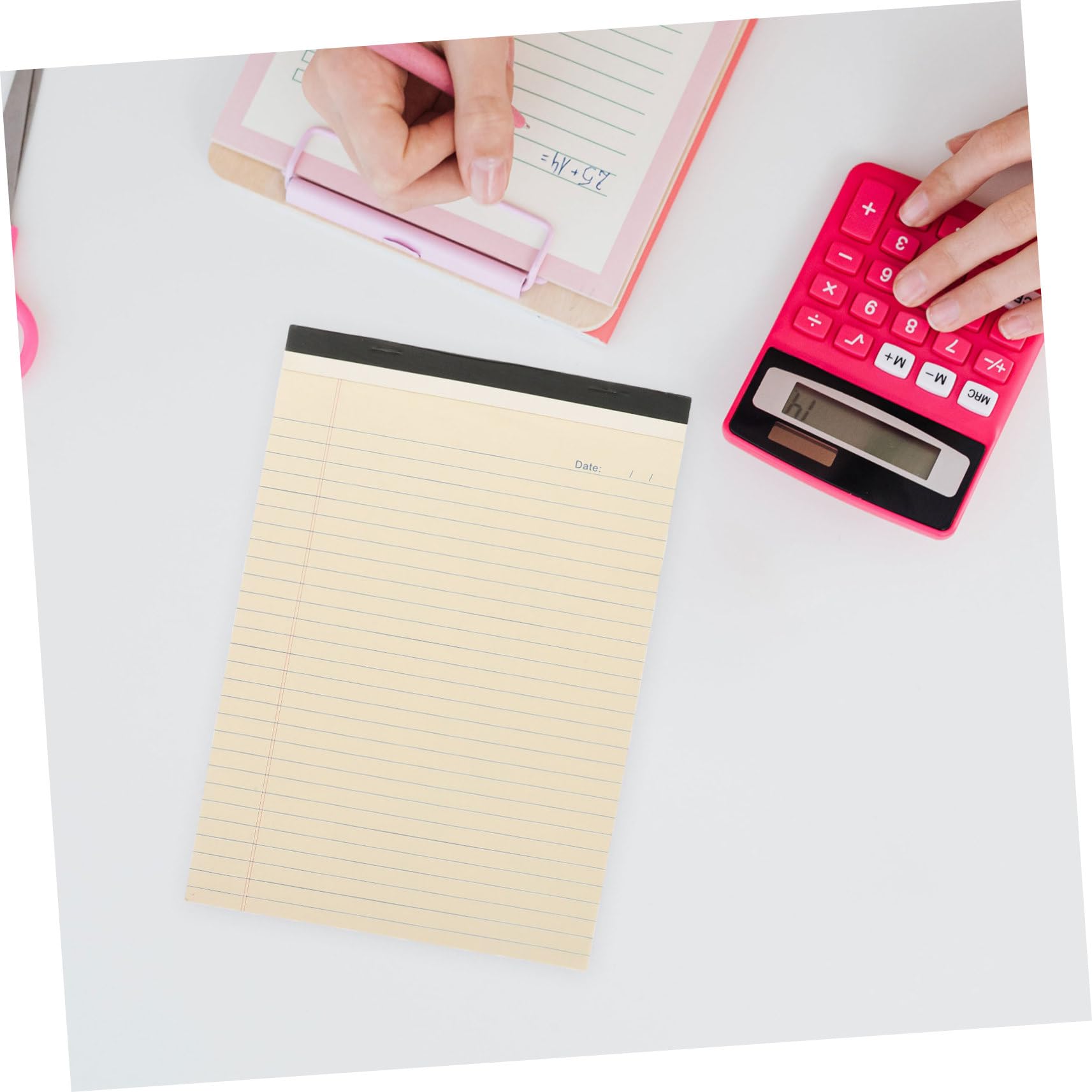 Blocco Note A4 4 Pezzi Blocchi di Carta Strappabili per Appunti Quaderno delle Idee Forniture per Ufficio Agenda Giornaliera Studenti Viaggiatori Impiegati