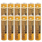 12 Stück HHR-55AAABU NI-MH Akku für Panasonic 1,2 V 550mAh AAA Akku Ready2Use Rechargeable NI-MH Batterien für schnurlose Telefone