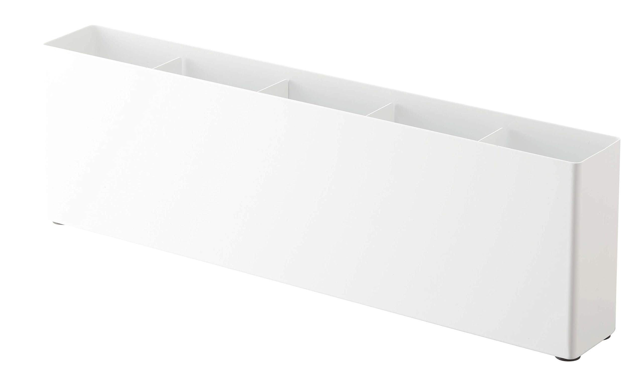 ????(Yamazaki) KT-TW IX WH Kitchen Stocker, ?W40XD5.7XH2.2cm, wht