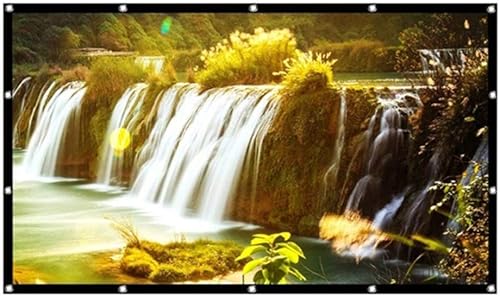 Proyector plegable de 169 de 60, 70, 84, 100, 120 pulgadas, pantalla de proyección para exteriores, color blanco, pantalla de proyección para el