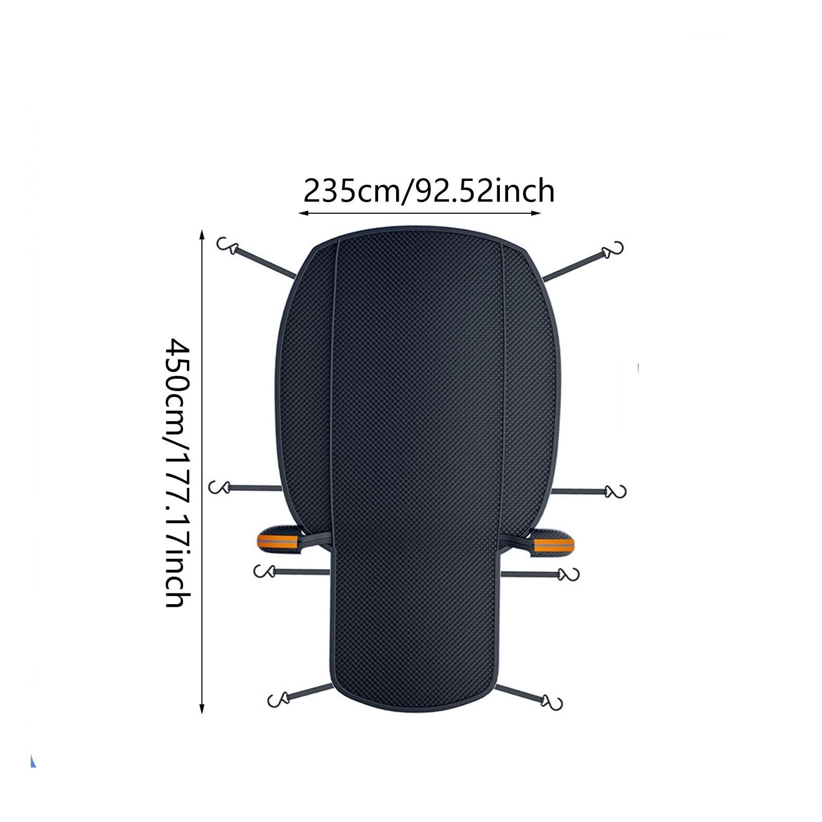 HJfhCFGJ Protector Parabrisas Protector contra heladas Resistente para Parabrisas de Coche, Parasol Impermeable para protección la Nieve y el Hielo al Aire Libre(S)