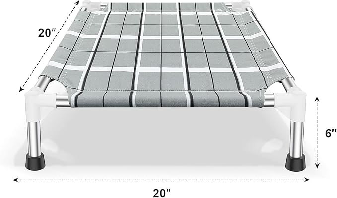 Cama Elevada para Perro Pequeño 50cm Refrescante Plegable miniatura 5