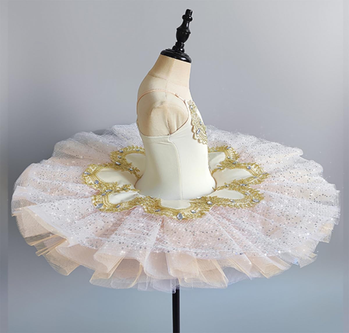 Tutú de Ballet para niñas, Disfraz de Princesa Bailarina, Elegante Vestido de tutú de Ballet, Leotardo con Falda para Danza