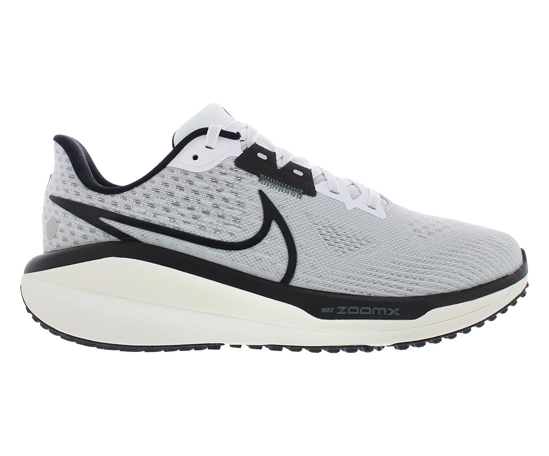 Nike Vomero 17 Women's Road Running Shoes (FB8502-104, White/Pure Platinum/Vintage Green/Black) Size 7