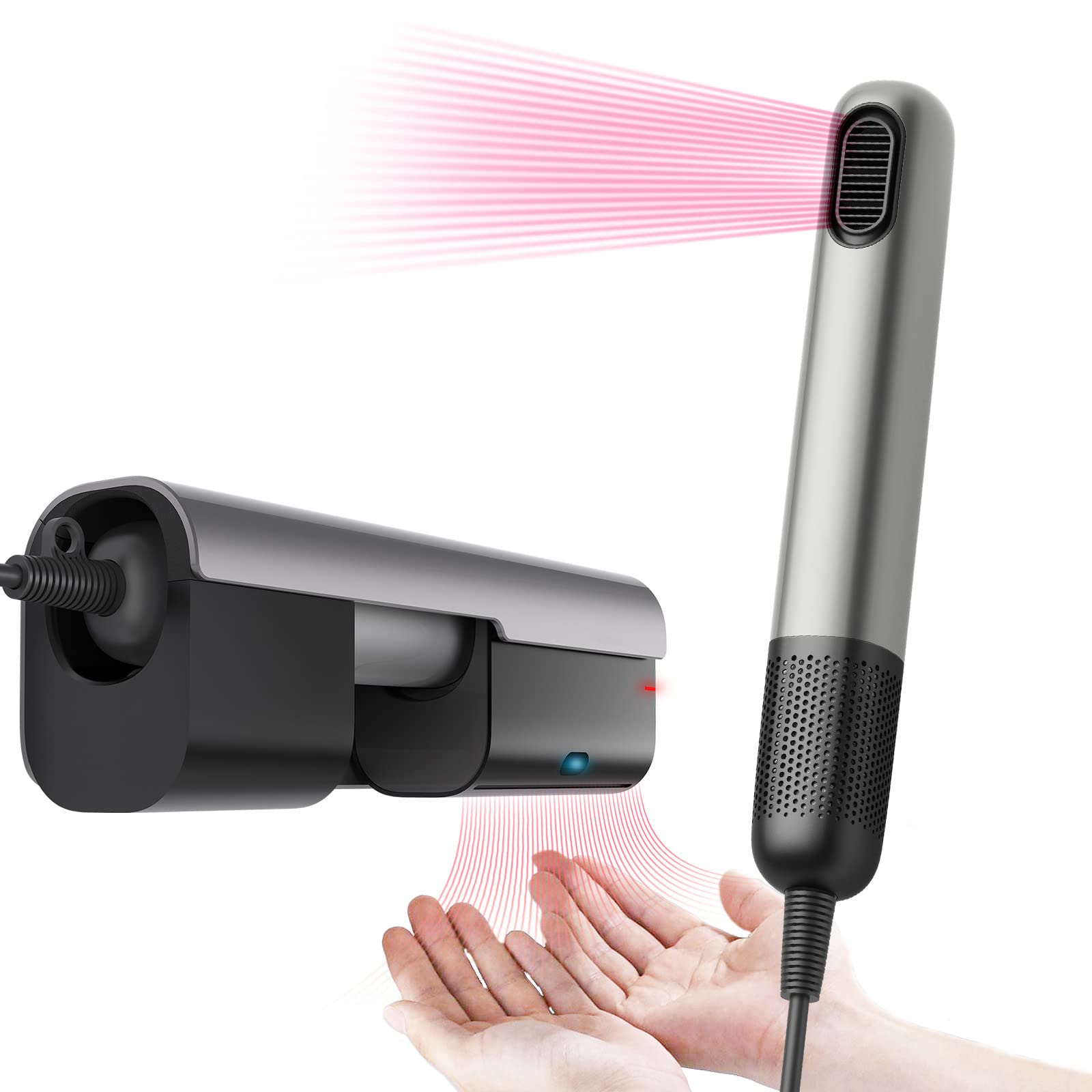 2 in1 Professional Hair Dryer Hand Dryer 1200W Brushless Motor