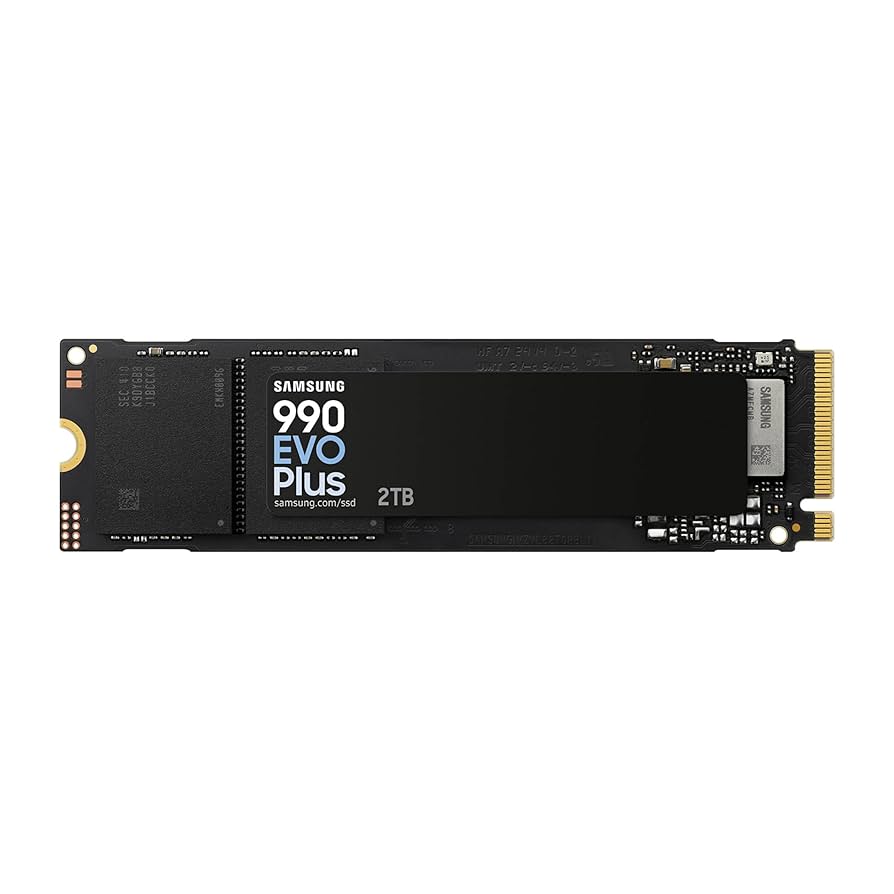 【未開封・新品】Samsung 990 EVO Plus 2TB M.2 SSD Amazon.com: SAMSUNG 990 EVO SSD 2TB, PCIe Gen 4x4, Gen 5x2 M
