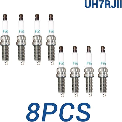 Miniatura 2 de 2-8PCS Replace for ILZKBR7B8G Compatible With BMW 12120035531 for PSA V757010680 Spark Plugs Torch UH7RJII Double Iridium Car Candles Power (Color