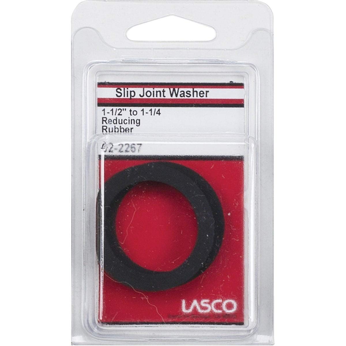 LASCO 02-2267 Rubber 1-1/2 by 1-1/4- Inch Reducing Slip Joint Washers