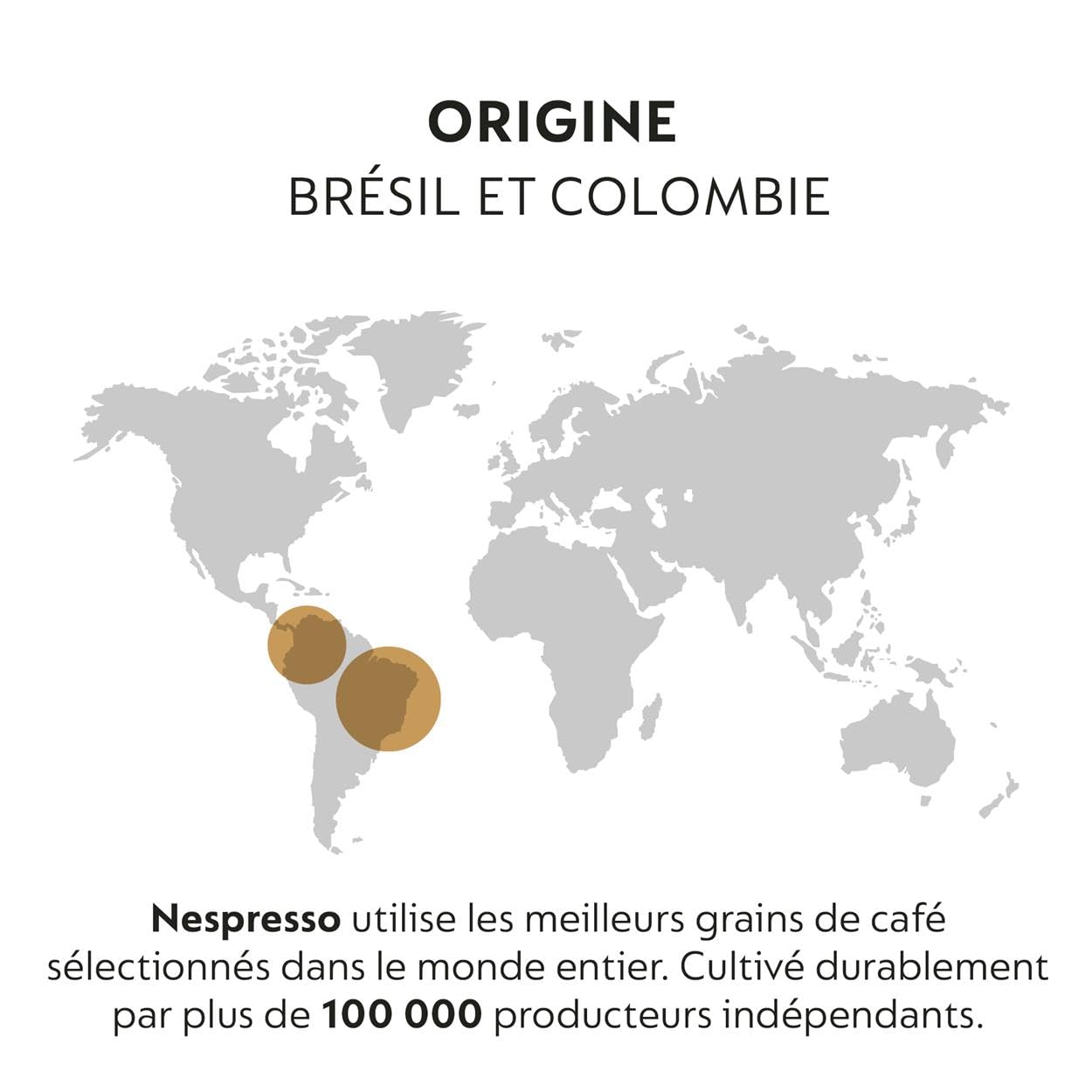 Nespresso Original - Assortiment Volluto Decaffeinato - 100 Capsules Café