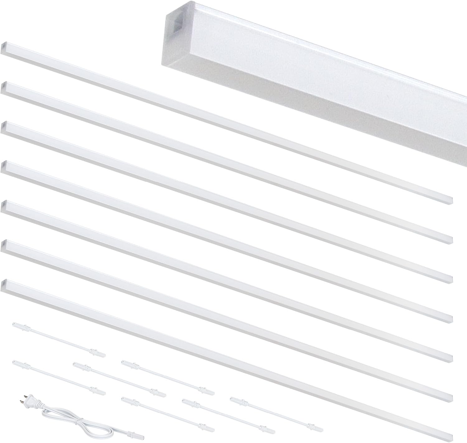 Armacost Lighting 32in Ultra Slim Linear Light, 8 Piece, 5000K, Bright White 353310