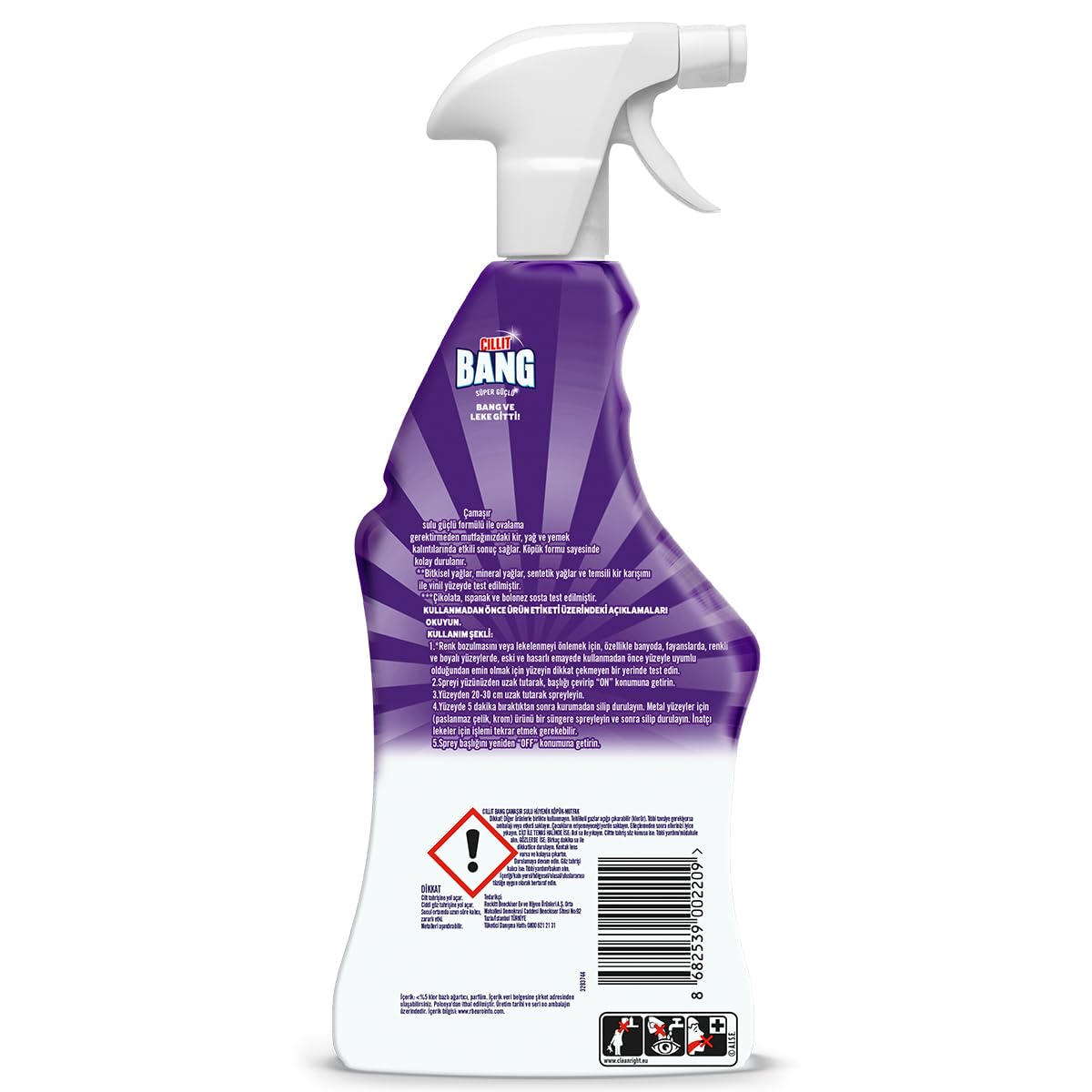 Cillit Bang Mutfak Yağ ve Kireç Çözücü Sprey 750 ml