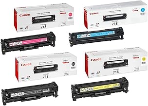 Original Canon i-sensys 718 Bulk Pack Cyan Magenta Yellow Black laser toner cartridge - 2660B002 / 2662B005 / 2659B002 / 2661B002 for LBP7200Cdn / MFC8330 / LBP8350CDN bulk pack - brown box