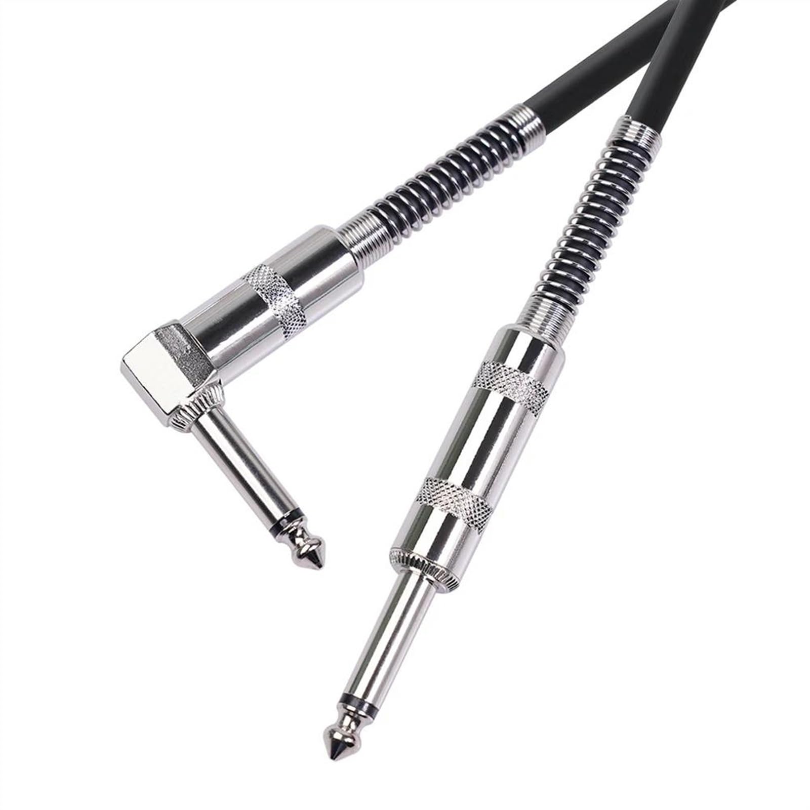Kabel Audio Do Gitary Kabel gitarowy Jack 6,5 mm Prosty męski na kątowy męski Kabel audio wzmacniacza miksującego (Size : 10m)