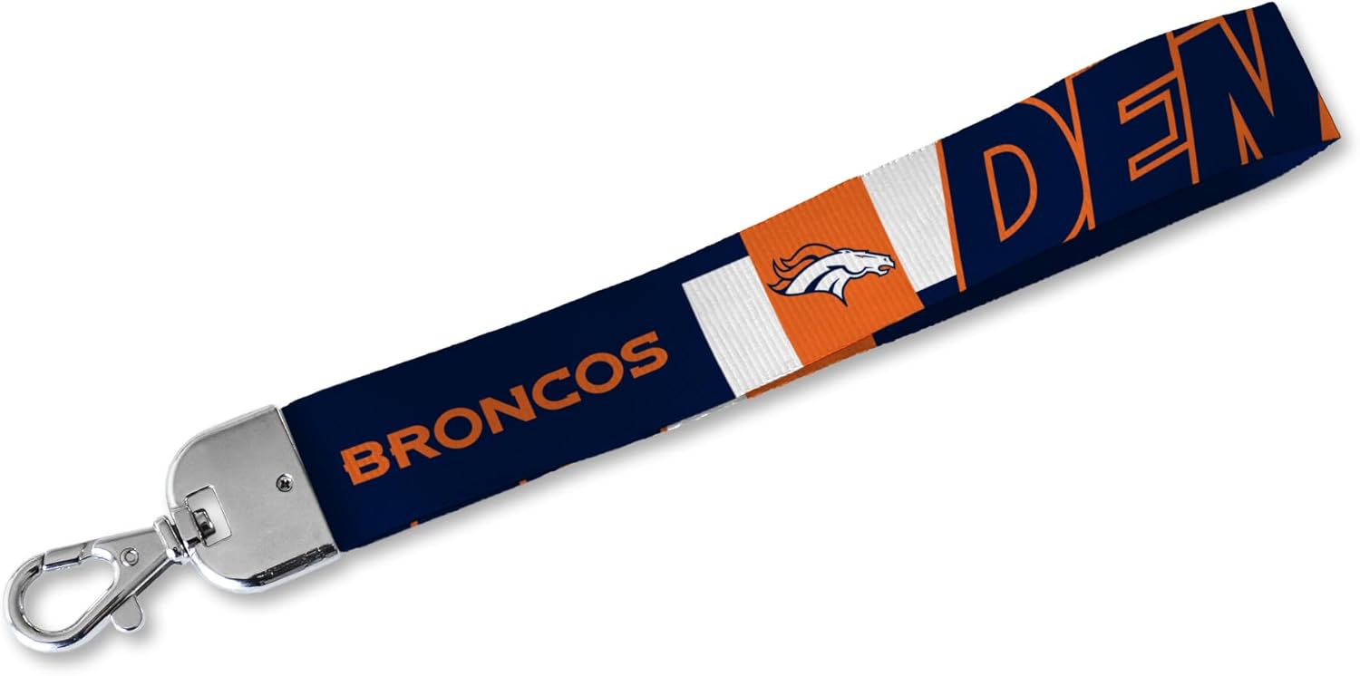 Rico Industries NFL Football Standard Wrist Lanyard Key Chain, Cute Wristlet Strap Holder for Car Keys ID Badges Card Wallet Rico Industries NFL Football Standard Wrist Lanyard Key Chain, Cute Wristlet Strap Holder for Car Keys ID Badges Card Wallet