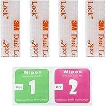 EZ Pass/IPass/IZoom Toll Tag Fastlane Mounting Kit - 4 Pcs Reclosable Fastener Peel and Stick Adhesive Dual Lock Tape Strips