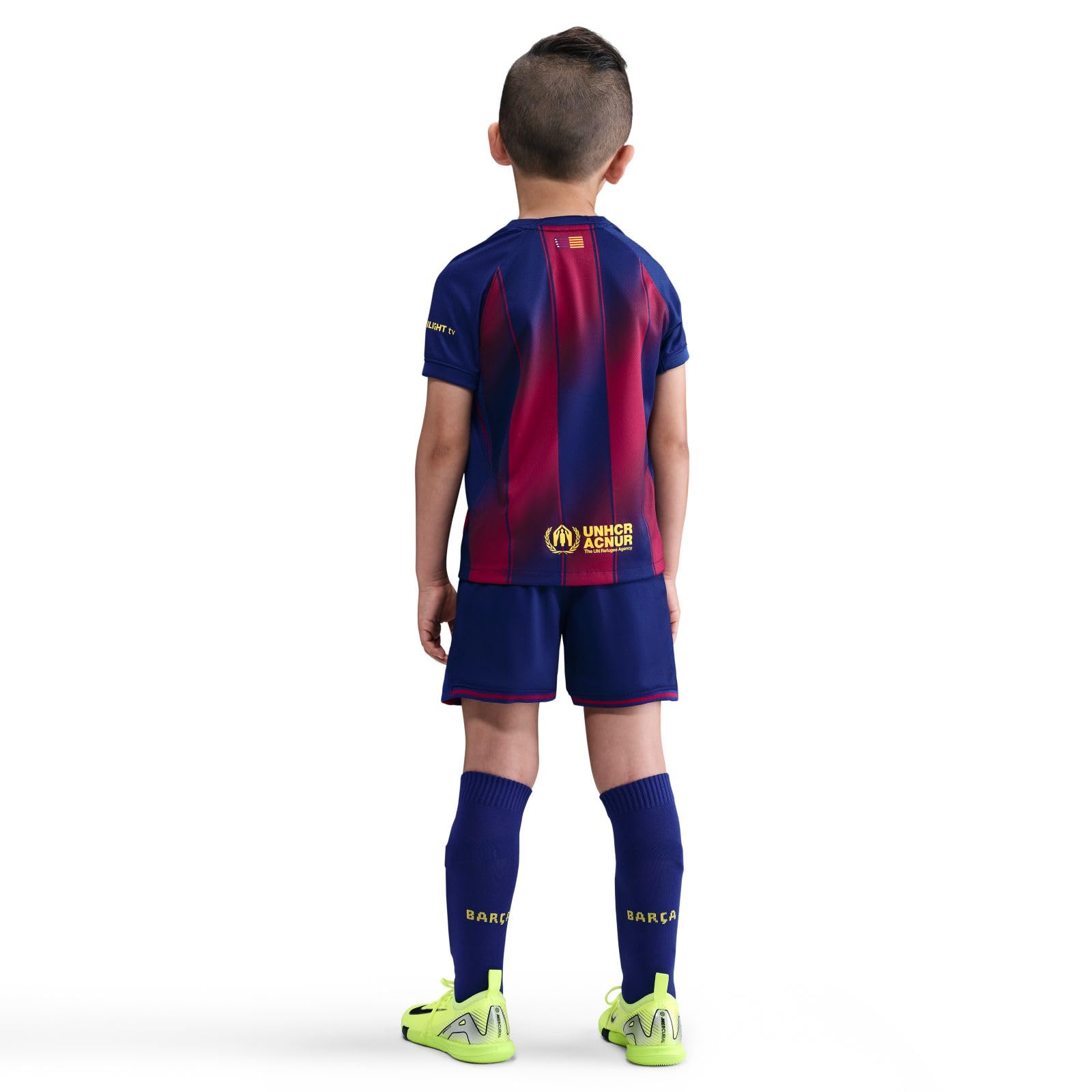 NIKE Fc Barcelona 2025/26 Stadium Home Dreiteiliges Nike Replika Fußballtrikot-set Für Jüngere Kinder Conjunto de camiseta de fútbol Unisex niños