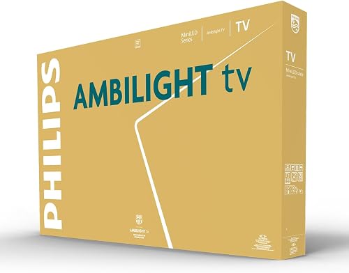 PHILIPS Ambilight 55MLED910 'The Xtra' Mini LED 4K Smart TV - Écran 55 Pouces avec P5 Perfect Picture Engine Ultra HD, Titan OS, Dolby Vision et Son Dolby Atmos - 13