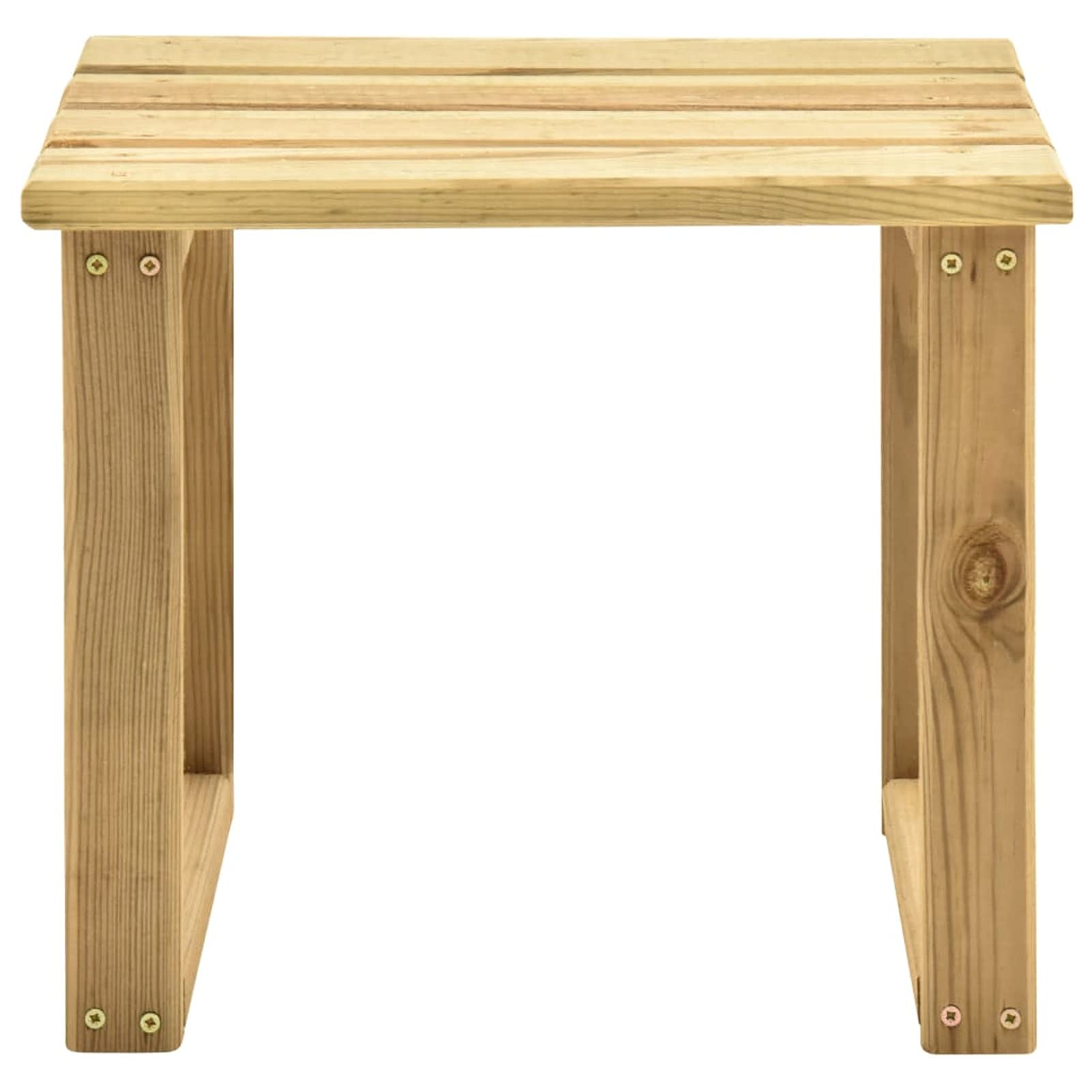 Tavolo per Lettino Prendisole 30x30x26 cm in Pino Impregnato,Mobili,Mobili da Giardino,Tavoli da giardino-315394
