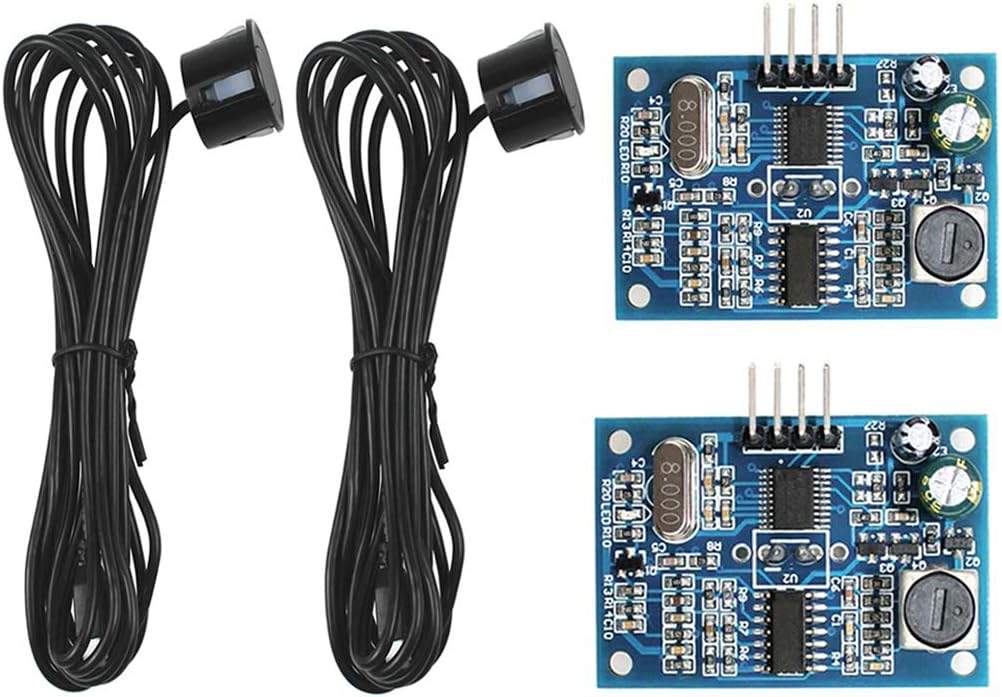 HiLetgo 2pcs JSN-SR04T Integrated Ultrasonic Module Distance Measuring Transducer Sensor Waterproof for Arduino