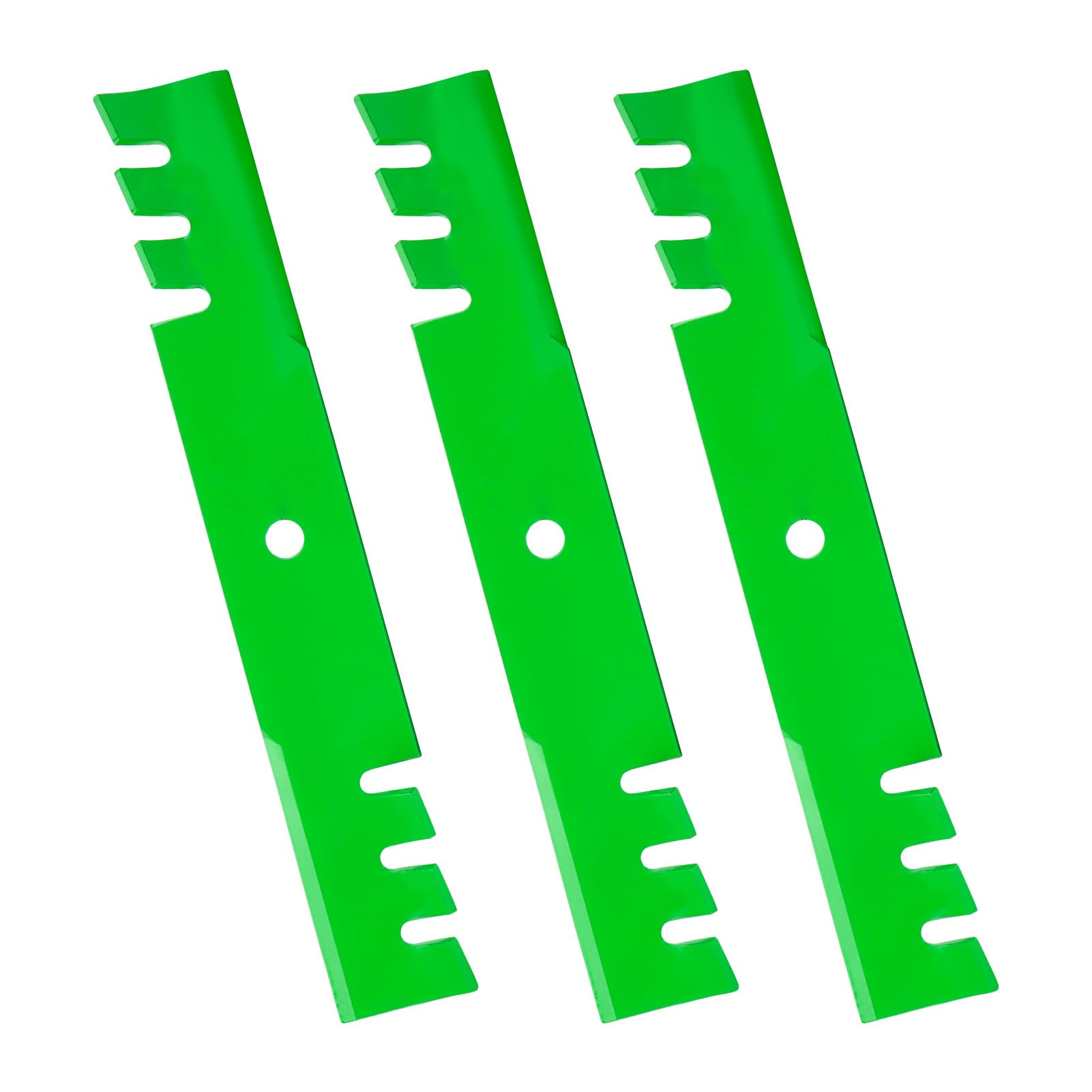 Cuchillas dentadas para cortacésped para 038-5350-00 795757 AM104489 para Scag Freedom Z Gravely Pro 1548G 1948H Pro-Stance 1948FL 2048FL 122 cm, 3 unidades