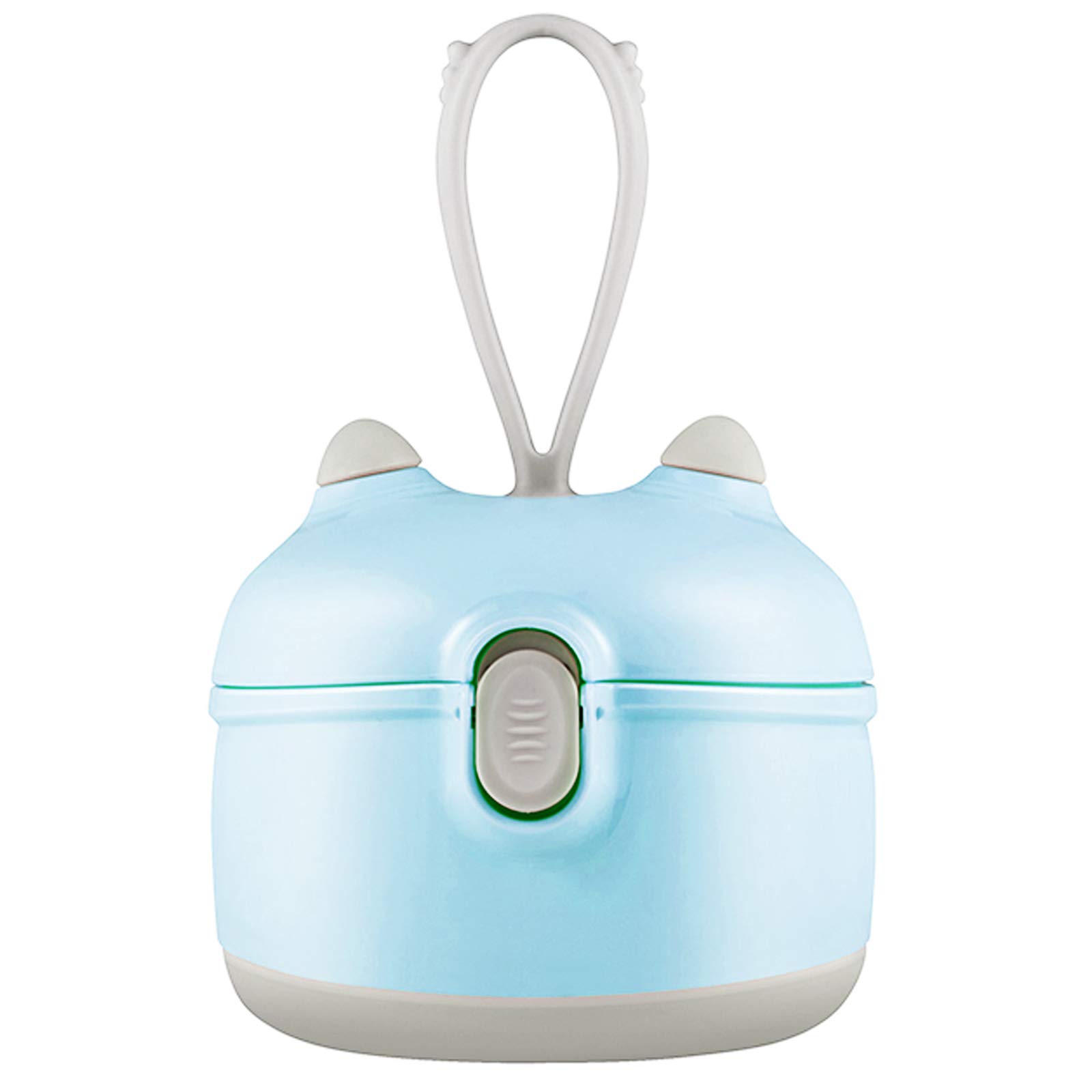 Baby Formula Dispenser, Portable Milk Powder Dispenser Snack Storage Container for Travel Bedroom Outdoor (Blue)