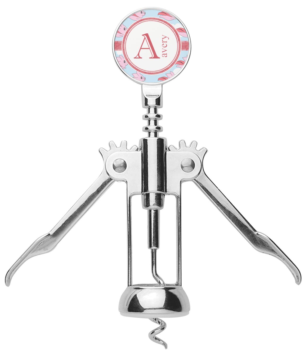 Personalized Flying Pigs Corkscrew