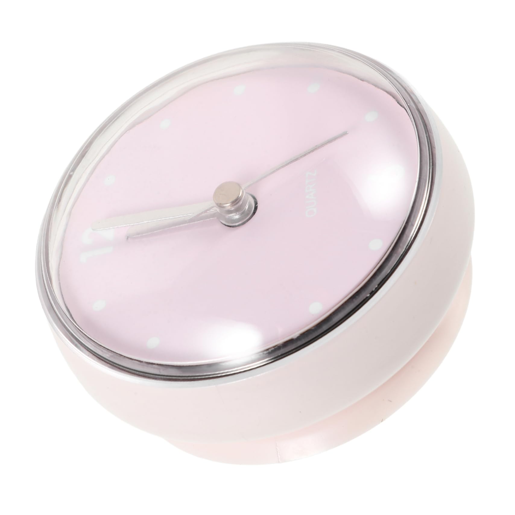 CORHAD 3pcs Mini Bathroom Wall Clock with Cup Lightweight Easy to Install for High Humidity Areas Like Bathrooms Kitchens and Pools