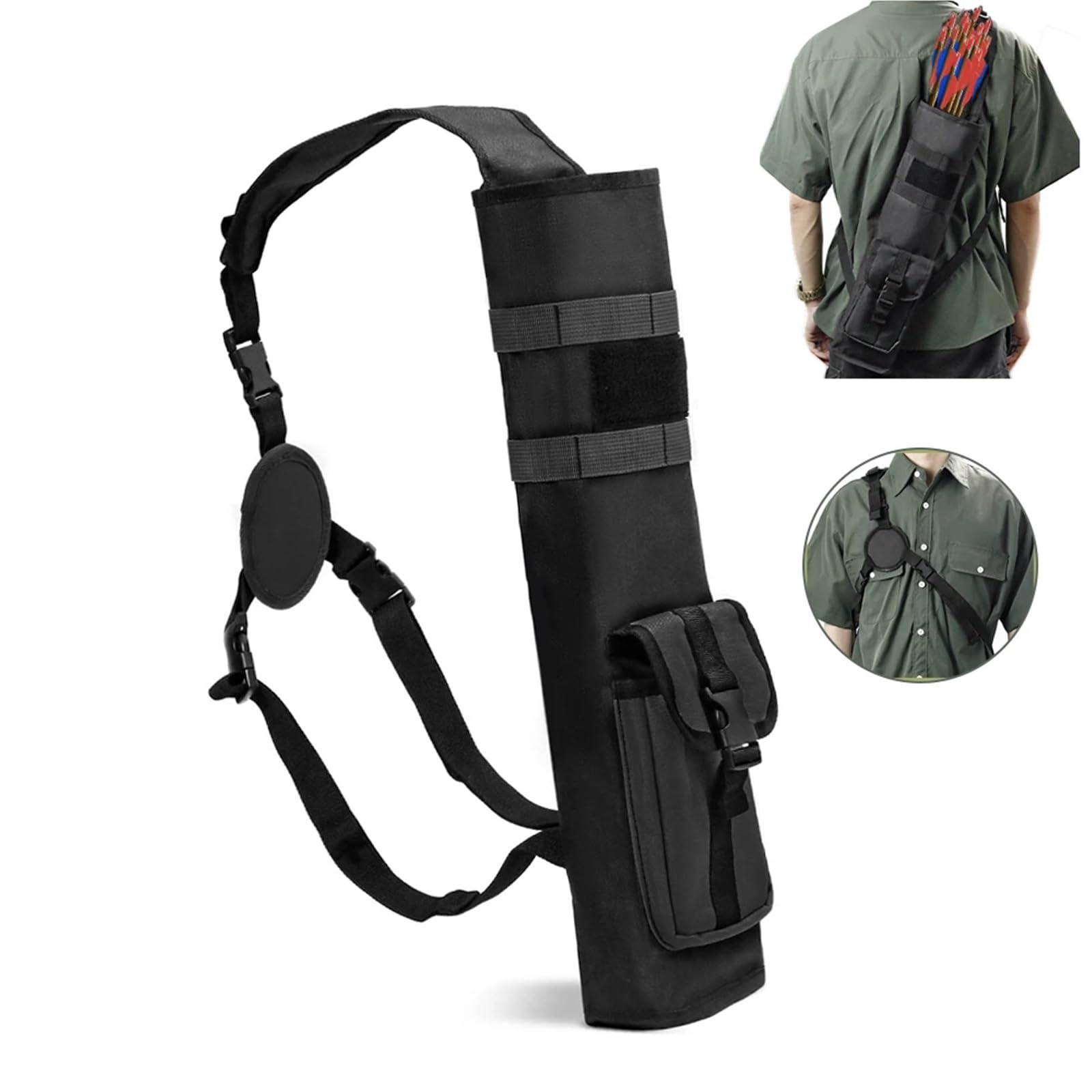 MRKU Borsa da Zaino Porta frecce da tiro con L'Arco con pratiche Tasche per Il tiro.