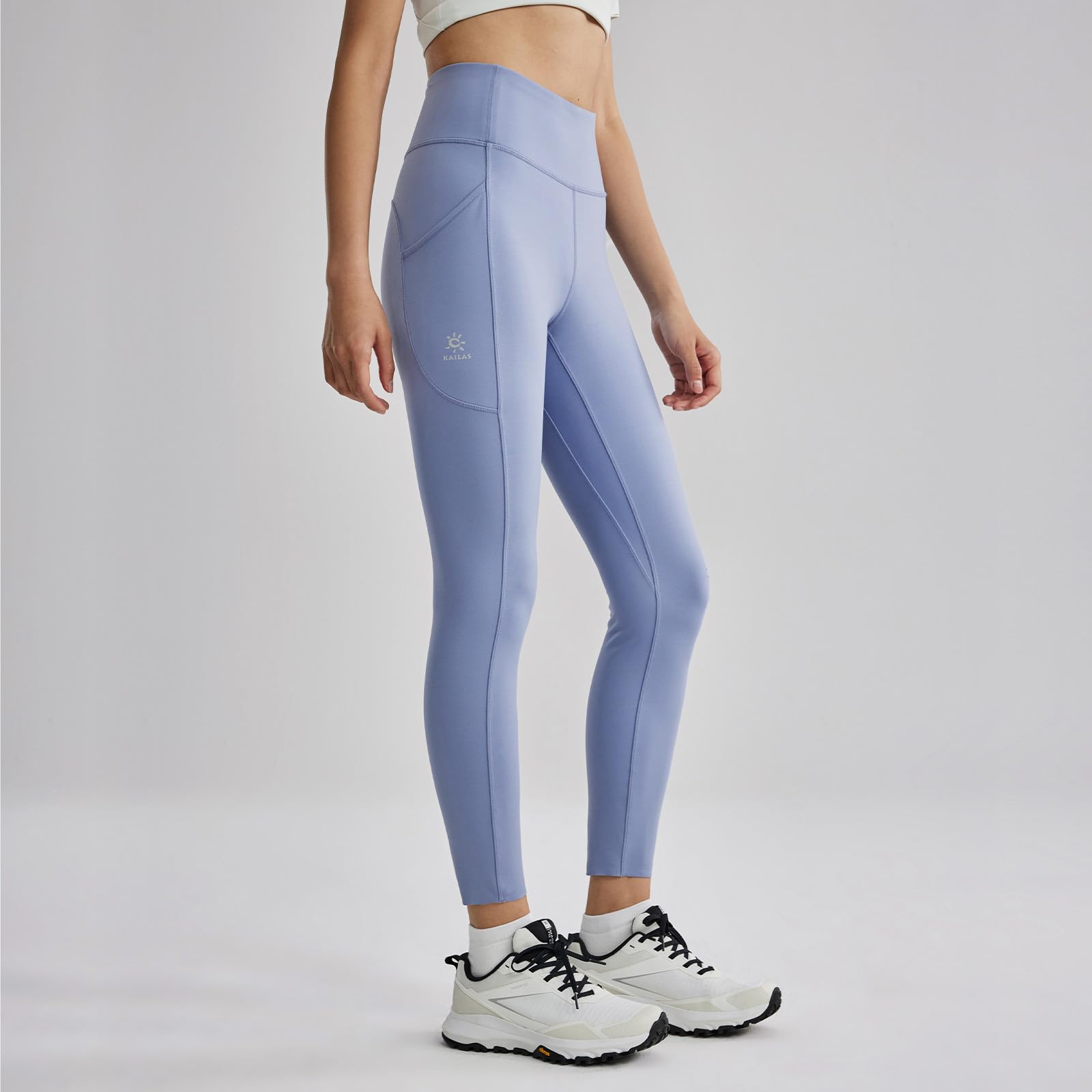 KAILAS Capri Yoga Pants Leggings Women with Pockets High Waisted Tummy Control Workout Gym