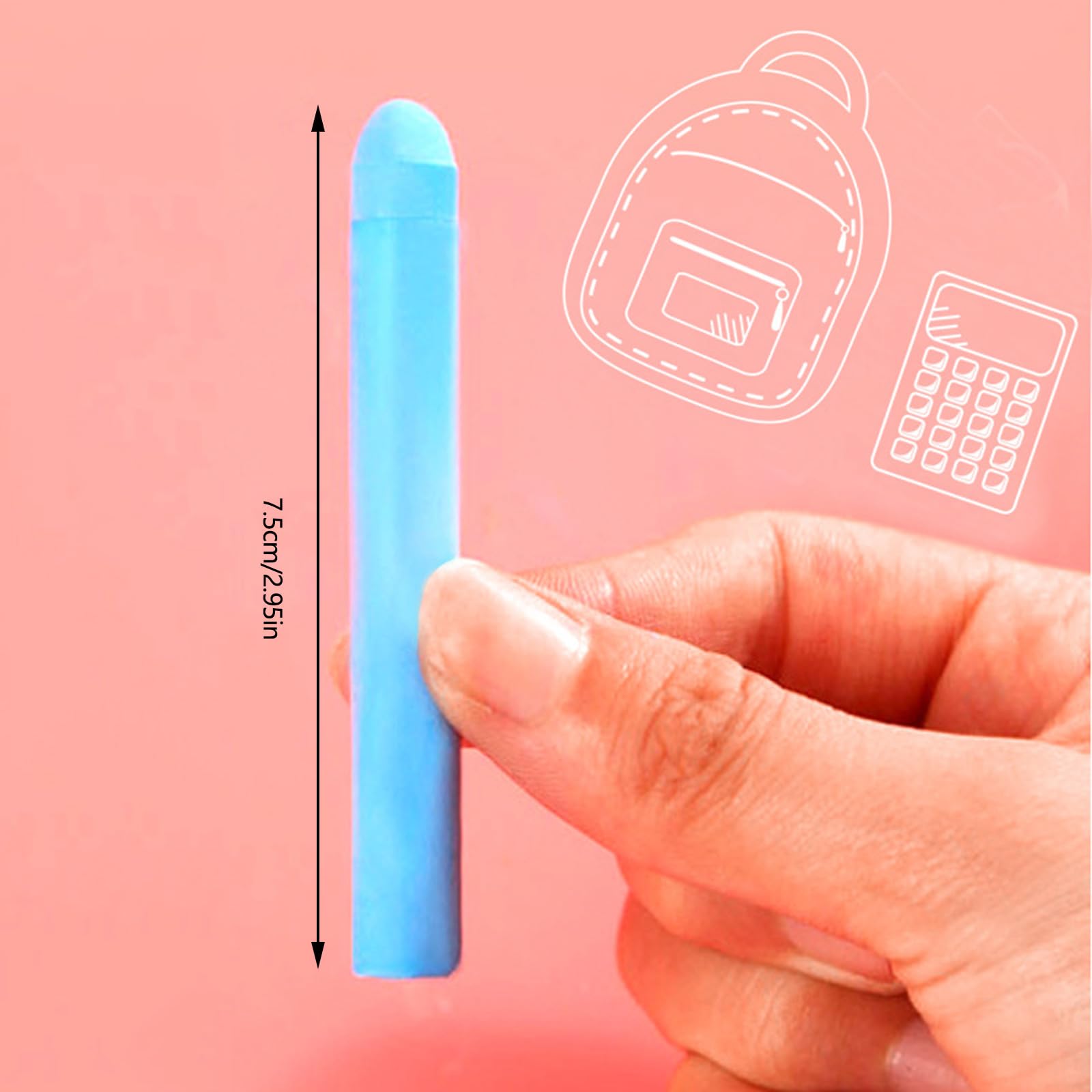 Set Premium di Gessi Solubili in Acqua Senza Polvere per Uso Educativo in Classe e a Casa Con 3 Scatole Colorate Opzionali