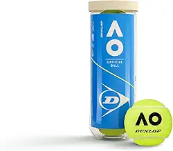 Dunlop Bola de tênis aberta australiana - para areia, quadra dura e grama