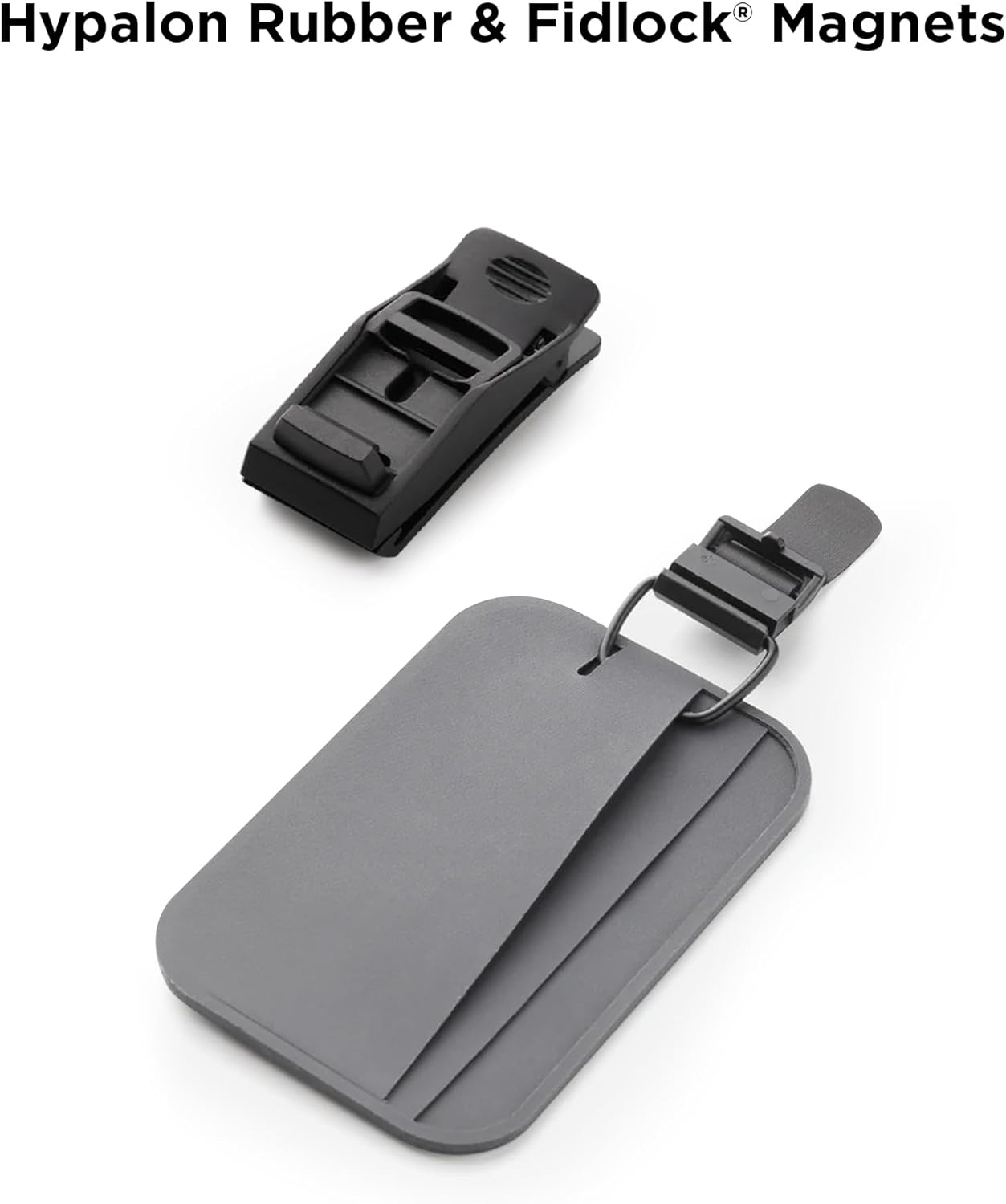 ALPAKA HUB Cardholder - Waterproof and Versatile Card Wallet - Front Pocket for ID Tag or Transport Card - Back Pocket Holds 2 to 4 Cards - Includes HUB Clip