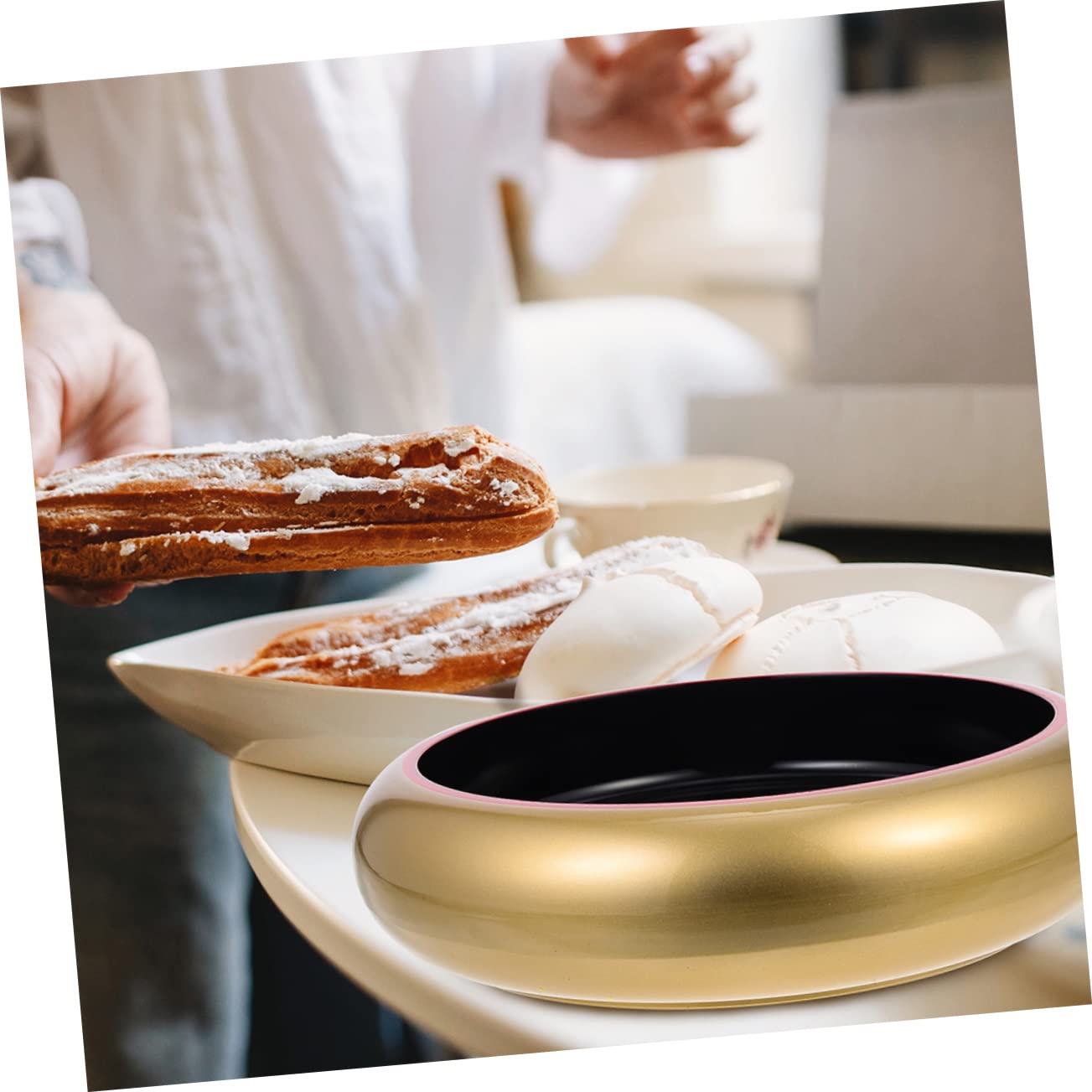 Amazon.co.jp: COHEALI 色刺身盘 中号 プラスチック製寿司皿