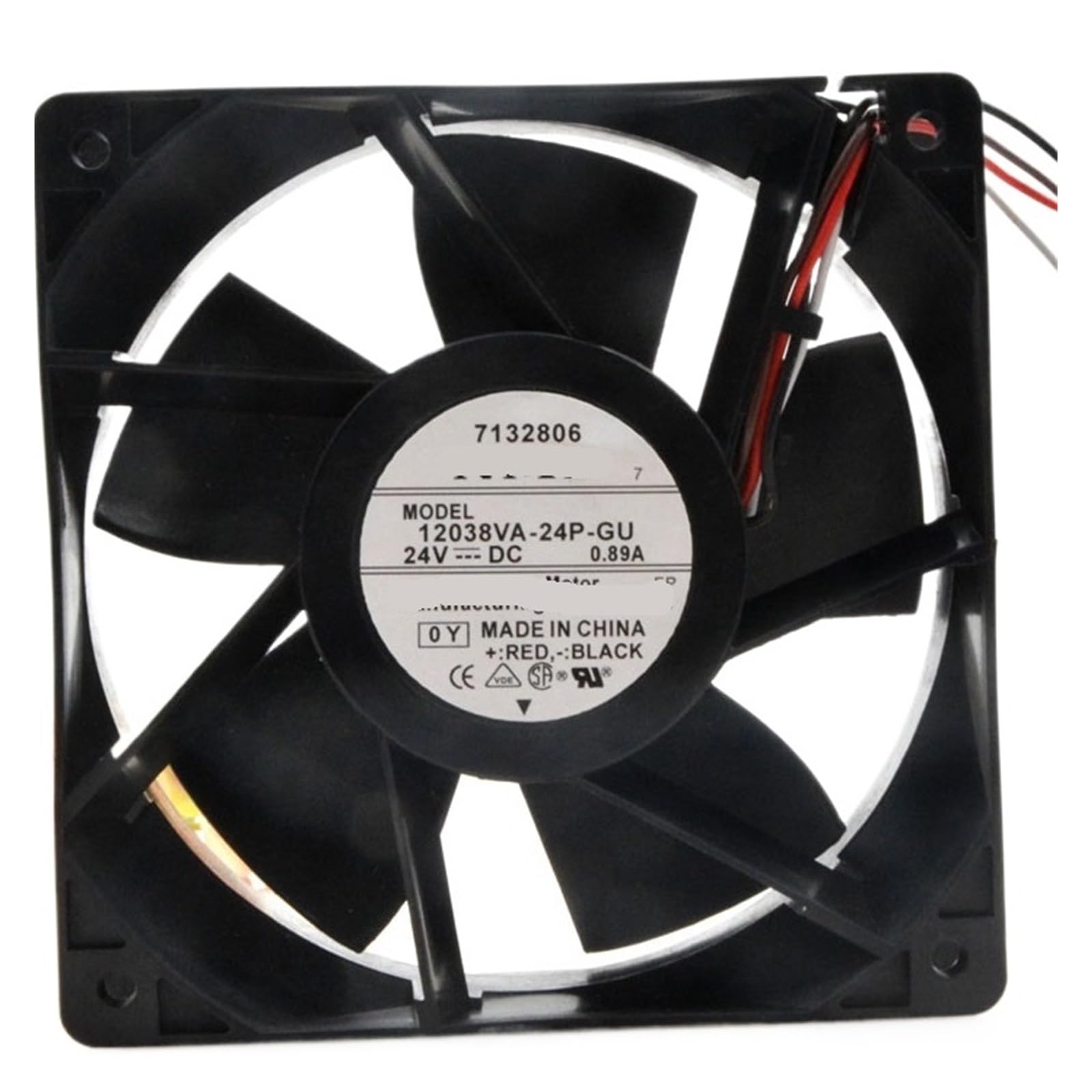 YMUGUEGH 120mm 12cm 24V Cooling Fan,12038VA-24P-GU 12038 120X120X38mm DC 24V 0.89A Fan
