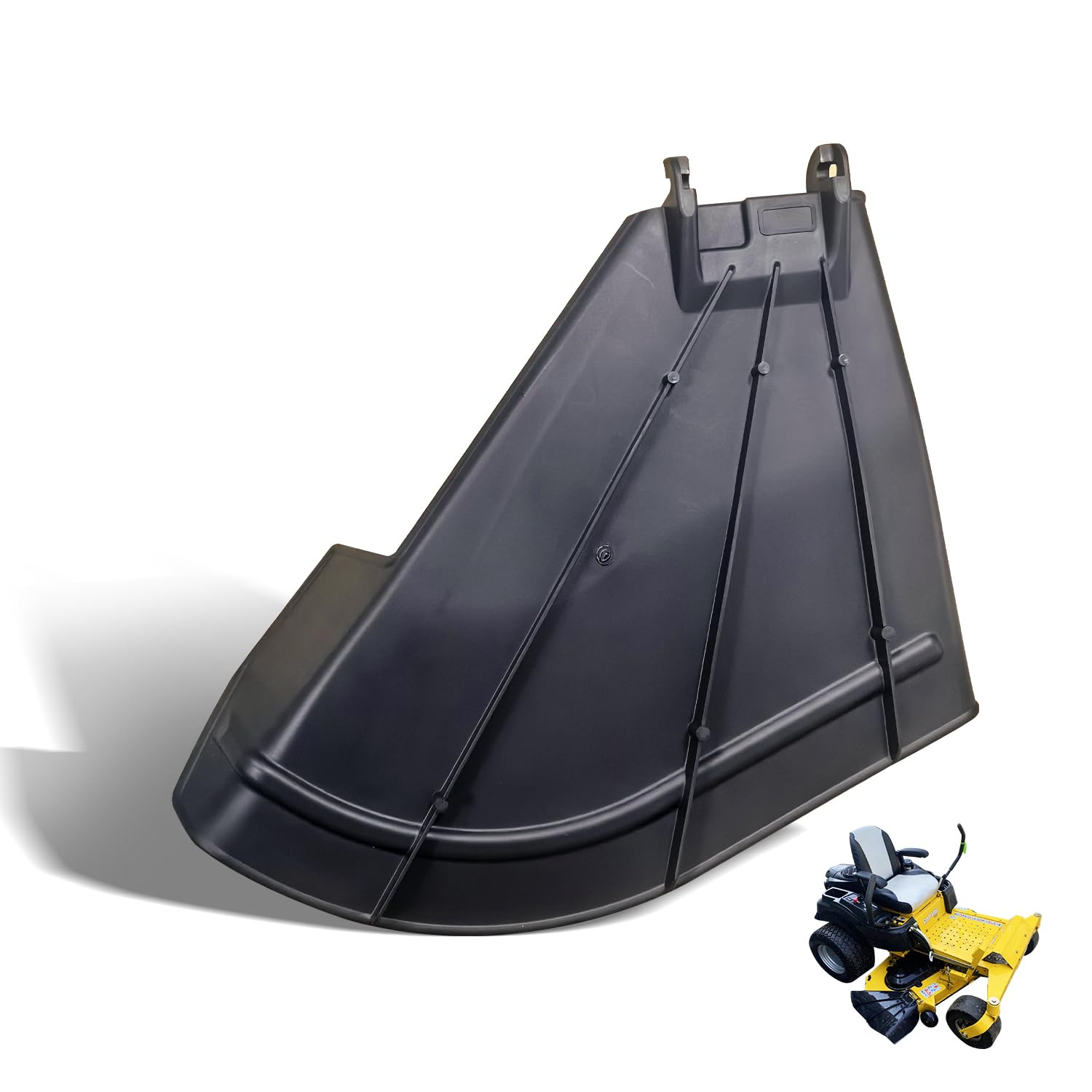 606930 - Canaleta deflectora de descarga, compatible con cortacéspedes Hustler Raptor SD de 54 pulgadas/60 pulgadas y Big Dog Alpha MP