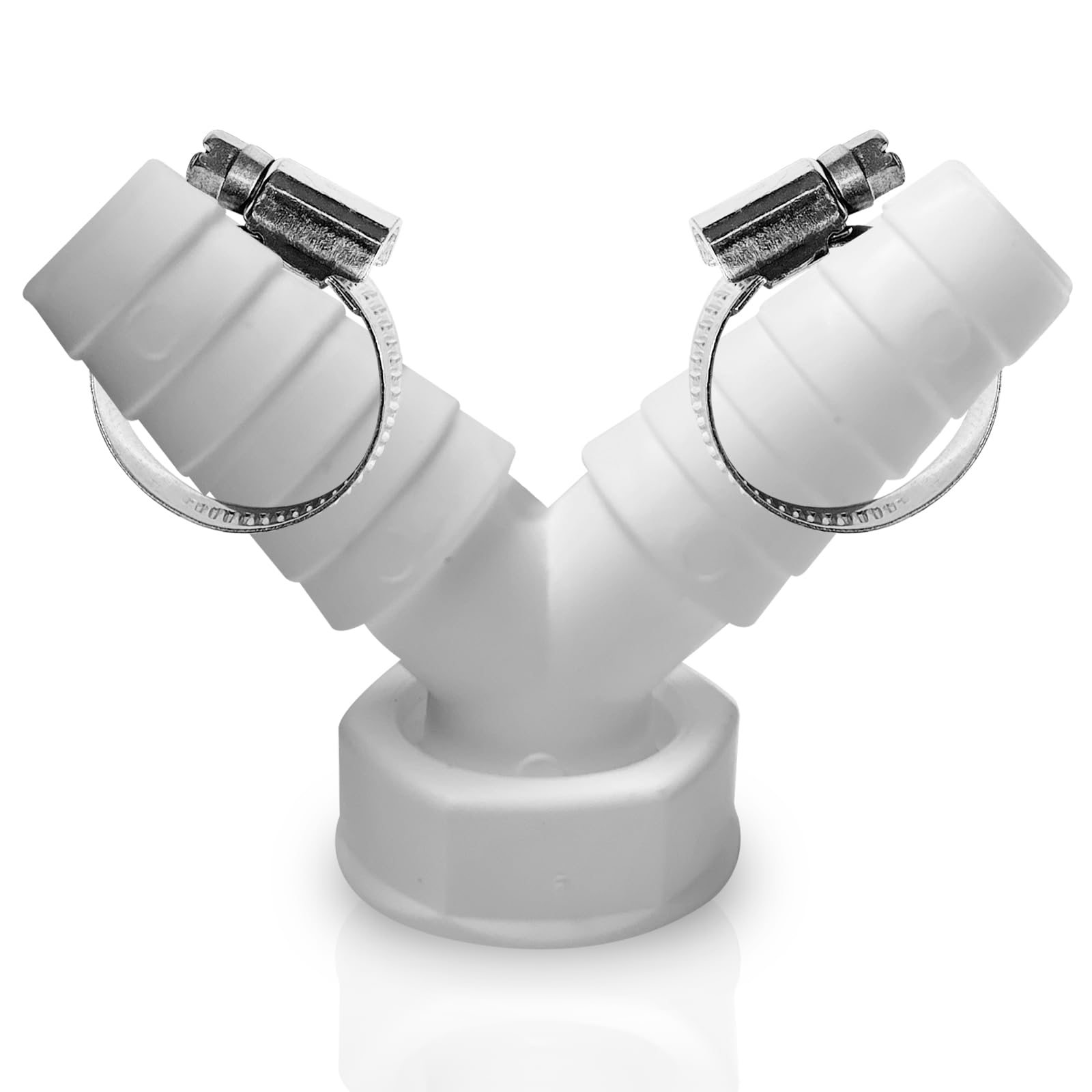 Doppelanschluss für Waschmaschine, Spülmaschine 1 Zoll - Abfluss Adapter für Geschirrspüler und Waschmaschine